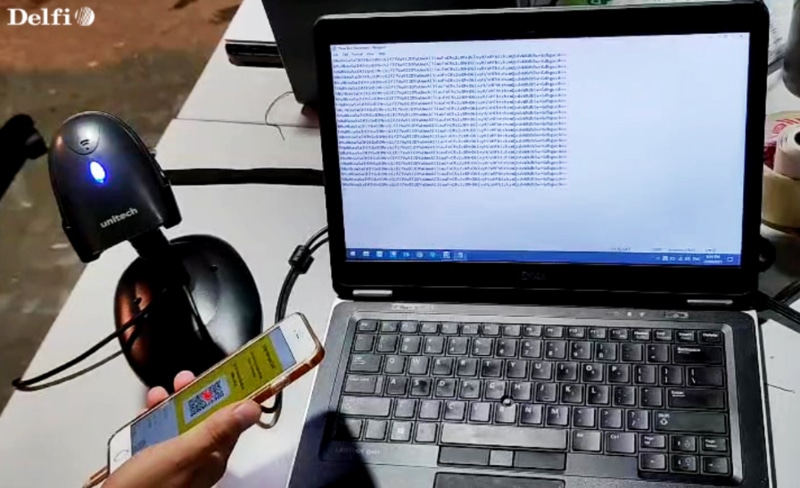 Máy quét mã vạch UNITECH MS838