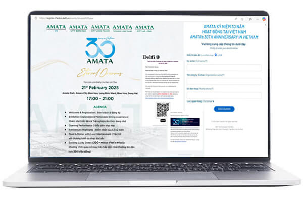 Giải pháp check-in qr code cho sự kiện amata